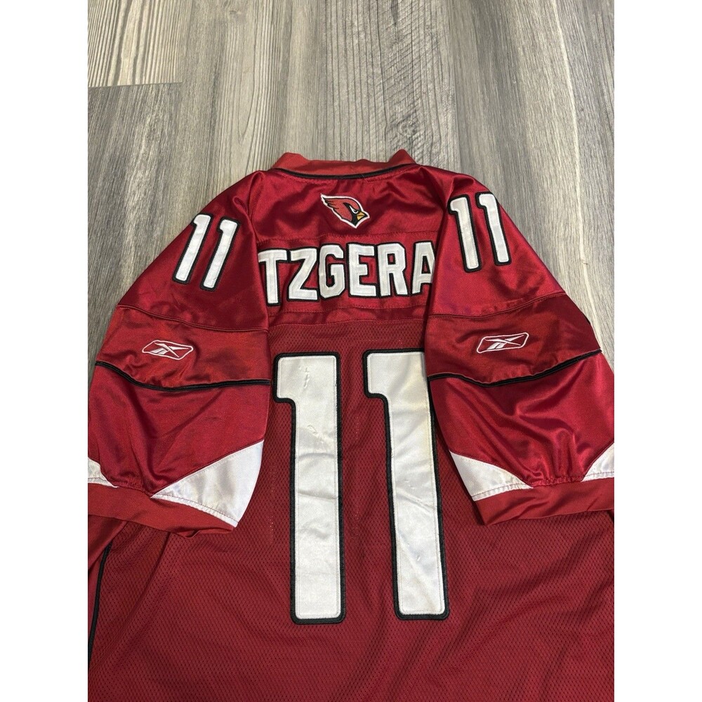 Arizona Cardinals Reebok NFL Larry Fitzgerald SB XLIII Jersey SIZE 54 - Picture 13 of 14